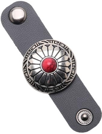 5 Stück Cowboy Kunstleder Schalschnalle Vintage Bandana Schal Halstuch Clip Halter Mit Knopf Langlebig Und Lichtbeständig