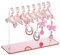 SUNTRADE Mini Earring Holder Hanger, Jewelry Display Dangle Earring Hanging Organizer Necklace Hanger Ear Studs Display Rack for Retail Show Personal Exhibition (Rose Gold)