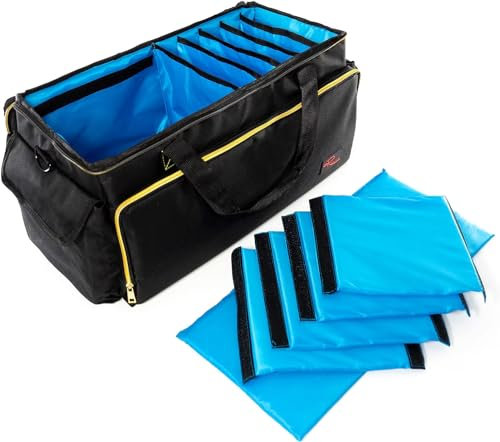 Katai - DJ Cable Gig Bag Case - Travel Electronic Cord Storage - Music, File & Accessory Organiser