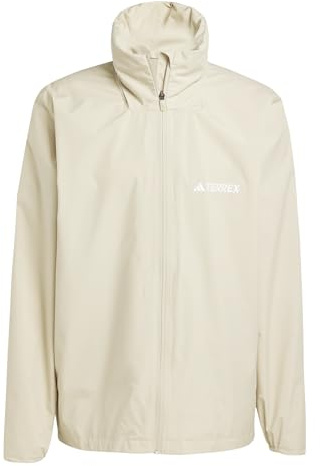 adidas Herren Terrex Multi Essentials 2 Layer Rain Jacket, savannah, M