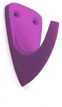 Generisch Kleider- & Handtuchhaken Classic - In vielen Farben (3, Magenta E05)