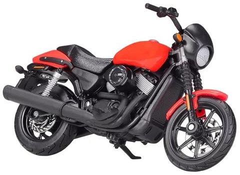 MPODYTSF Maßstabgetreues Modell 1/18 Für Harley Für Davidson Street 750 2015 Motorrad Metall Modell Sammlung Simulation Druck Druck Geschenke(Orange)