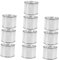 DOITOOL 10St Ölfarbe kann Versiegelungsfarbe kann leere Dosen zum Basteln Farbbehälter storage boxes aufbwahrungs-box leere Farbdosen mit Deckel Pigmentversiegelungsbehälter Eisen Silver