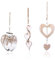 YSJCHEBS 3 Pendenti d'Amore in Legno, Pendenti per Decorazioni per La Casa, Pendenti Semplici, Pendenti per Decorazioni per Finestre, Pendenti Decorativi retrò