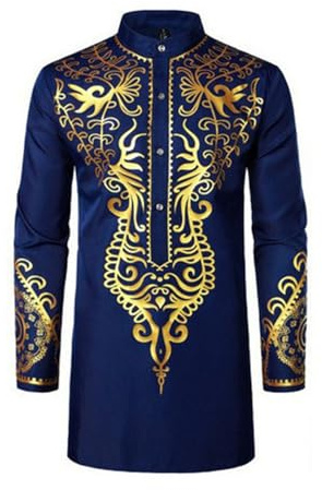 Herren Baumwolle Kurze Kurta Hemd Rundhals Tunika Normale Passform Lässiges Langes Hemd Party Kleid Bestickt Kunst Seide Hochzeit Kleid Tragen Indisches Kleid Kaftan