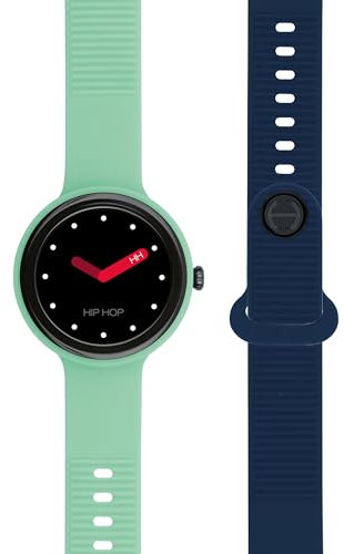 HIP HOP, Smartwatch Hero.NEXT, Smartwatch Donna con 2 Cinturini Intercambiabili in Silicone, Orologio Smart con Display 1,09, Bluetooth 5.0, Funzioni Salute e Sport, Compatibile con iOS e Android