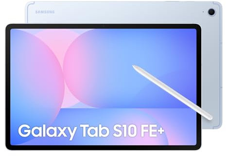 Samsung Galaxy Tab S10 FE+ 256GB, Tablet Android + S Pen, Galaxy AI, 8GB RAM, Pantalla de 13,1, Batería de Larga Duración, Azul, Garantía del Fabricante 3 Años + 1 Año Extra