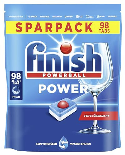Finish Power Fresh Spülmaschinentabs, Sparpack, 98 Tabs
