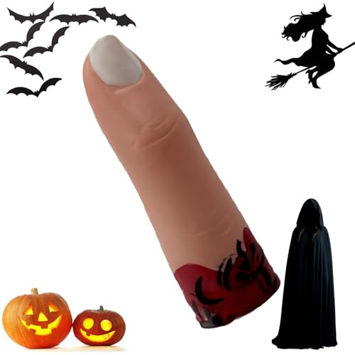 Accessoire de doigt coupé pour Halloween, faux doigt , doigts coupés, blague sanglante effrayante, décorations d'horreur pour améliorer l'atmosphère d'Halloween