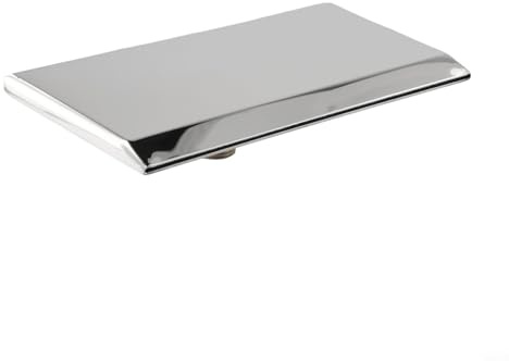 Filteilect Fontana a cascata per piscina fuori terra, in acciaio inox, a parete, per esterni, con filettatura G1/2, 19 x 10 x 5 cm, rettangolare