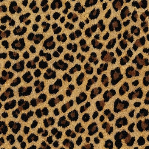 LZH-LP Self Adhesive Wallpaper Leopard Print Peel and Stick Contact Paper, 44x600CM Leopard Print Combined with Rose Pattern Gold Background Wallpaper Removable Decorative Film