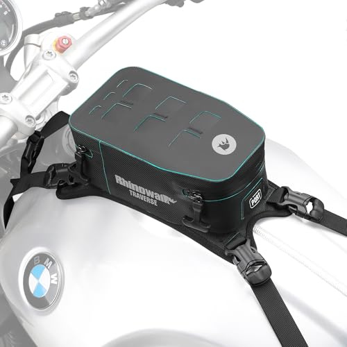 Rhinowalk Motorrad Tankrucksack Wasserdicht Hartschale Erweiterbar 2L Sitz Aufbewahrungstasche Tasche Gepäcktasche Rucksack