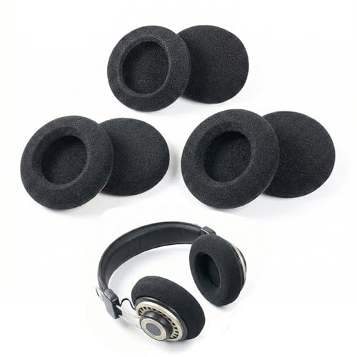 NiceNaiils 6 Pezzi Copri Cuffie Spugna (50mm), Cuscinetti di Ricambio Universali Morbidi e Traspiranti, Spugnette per Cuffie On-Ear per Migliore Comfort e Protezione Antipolvere