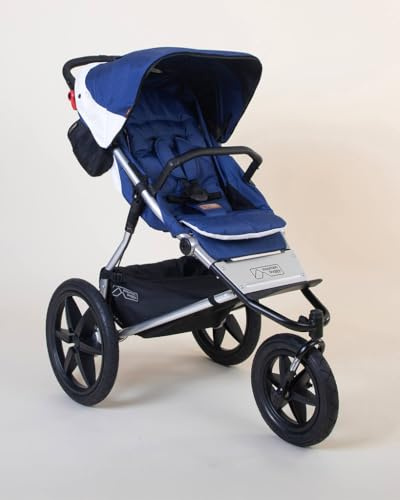 Mountain Buggy Kinderwagen Bugg Jogger Terrain Modell Heritage V4 Quartz Blau-Weiß