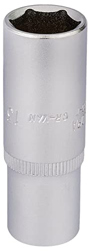 Draper 58733 Elora Deep Socket, 1/4 Square Drive, 13mm