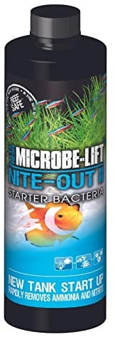MICROBE-LIFT Nite-Out II – Bakterienstarter für Süßwasser & Meerwasser Aquarium, für schnellen Fischbesatz