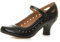 Ajvani Womens Ladies Low Kitten Heel Work Classic Court Shoes Size 3 36, Black Matt, 3 UK