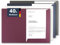 Präsentationsmappe A4 in Bordeaux (40 Stück) - sehr stabiler 375 g/m² Premium-Karton - direkt vom Hersteller STRATAG - Dokumentenmappe Mappe A4 Angebotsmappe Pappmappe Projektmappe