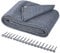 ONVAYA® Vorzeltteppich | Zeltboden für Camping | Markisenteppich Wohnmobil | Zeltteppich | robuster Campingteppich | waschbare Zeltunterlage in Blau/Grau (300 x 600 cm)