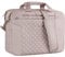 KROSER Laptoptasche 17 Zoll Damen Notebooktasche Aktentasche Tablet Tasche Schulter Umhängetasche Wasserabweisend Satchel Bussiness Laptoptasche für Frauen und Männer MEHRWEG Gesteppt Rosa