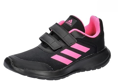 Adidas Unisex Kinder Tensaur Run 2.0 Shoes Kids, core Black/Lucid pink, 33 EU