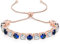 LOVANS Bracciale Tennis Donna Oro Rosa con 6MM Zirconio, Regolabile - Regalo per Natale, Laurea, Compleanno