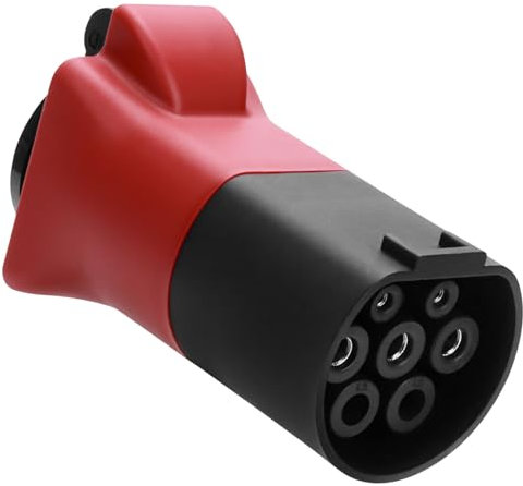 LCMOM V2L Adapter für MG EV, 3.5KW 16A 220V Adapter von Fahrzeug zu Last, Typ 2 Entlader, Typ 2 auf Schuko V2L Adapter kompatibel mit MG4, MG5, MG ZS