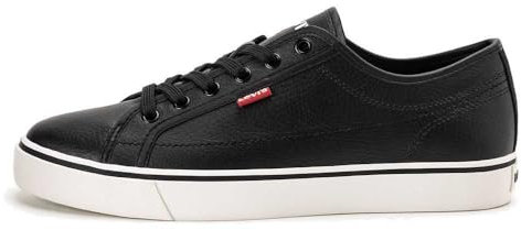 Levi's Herren Hernan Sneakers, Regular Black, 44 EU