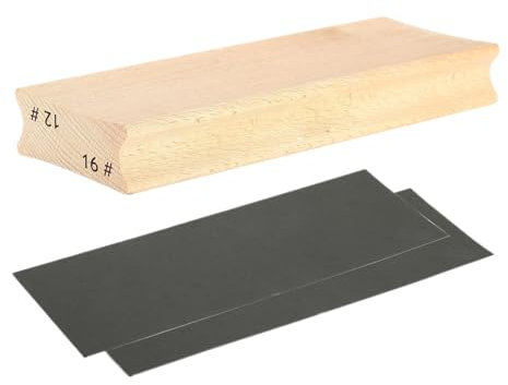 Blocco abrasivo per raggio di basso - Carta vetrata per raggio di legno, sabbia per tastiera di basso per chitarra | Strumenti per liutaio per chitarra a doppio scopo per rettifica del raggio della ta