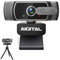 aigolink 1080p Webcam PC con Microfono, Web Camera USB con Privacy Shutter e treppiede, Auto-Focus, Correzione Luce, Videocamera Full HD Plug Play per Laptop Desktop Mac Windows Skype Zoom Team