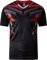 jeansian Herren Sport Tee T-Shirt Short Sleeve Tops Golf Tennis LSL303 BlackRed XXL