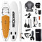 NEOLYMP Aufblasbares Stand Up Paddle Board 315 cm – SUP Komplett-Set 13-TLG. inkl. Kajaksitz, E-Book, Pumpe & Rucksack – für Kinder & Erwachsene – 150 kg Traglast – Paddleboard aufblasbar mit Zubehör