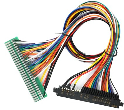 Strong 28P Gold Fingers Extension Cable With Extended Wiring Length 28P Connector Harness For Game Cabinets Game Joystick Wire