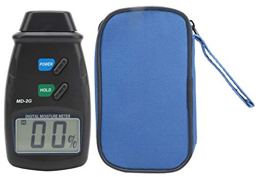 Igrometro professionale, misuratore umidità muri e legno 5-40% – alta precisione ±1%, display digitale grande, portatile per edilizia e fai - da - te