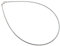 Omega Halsreifen 2mm Durchmesser - 925 Sterling Silber, Länge frei wählbar 38-55cm