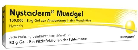 Nystaderm, Mundgel, für Mundsoor, Nystatin, 50 g | Mundsoor, Nystatin, Mundgel, Packungsgröße: 50 g