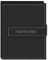 Pioneer Photo Albums Fotoalbum mit 36 Taschen, 10,2 x 15,2 cm, Bestickt, mit Band genäht, Kunstledereinband, Mini, Schwarz