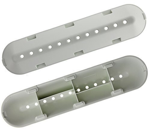 Spares2go 12 Trous Drum Paddle Lifter Bras pour Hotpoint Aqualtis Machines À Laver (227 mm x 53 mm x 38 mm, Paquet de 2)