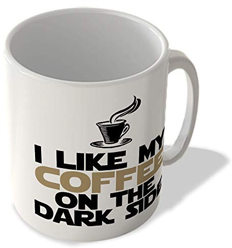 McMug - I Like My Coffee On The Dark Side - Mug, Ceramic, 11fl.oz.