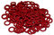 Captain O-Ring LLC Oring Keyboard Switch Dämpfer/Geräuschminderer [40A-L 0,2 mm] Reduktion (135 PCS mit Bildschirmtuch) Rot