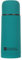 Mountain Warehouse Double Walled Rubber Finish Water Flask - 350ml Capacity Drinking Bottle, Insulated, Leakproof Lid, Durable Thermal Flask - Teal