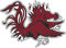 Craftique South Carolina Fighting Gamecocks, groß, Premium-Gamecock-Aufkleber, Cornhole
