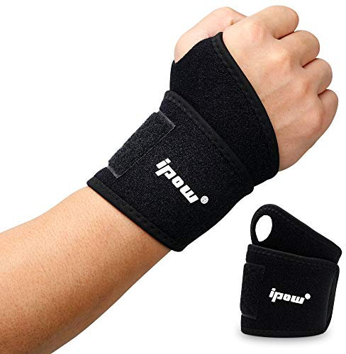 ipow 2Pcs Wrist Wraps / Bandage Protection de Poignets / Serre-poignets Soulager la Douleur, Unisex, Convient Toutes Sortes de Sports