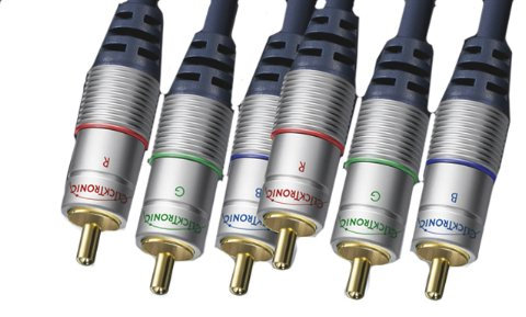 Clicktronic HC 400-200 RGB/YUV-Komponenten-Kabel, vergoldete Kontakte 2 m