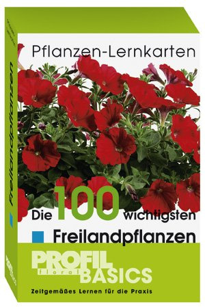 Pflanzen-Lernkarten - Die 100 wichtigsten Freilandpflanzen