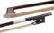 GEWA Pure Violinbogen 1/8 - Naturhaar - Kantige Stange - Ebenholzfrosch