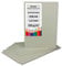 50 Stück Buchbinderpappe DIN A4 - Stärke 1,5 mm (0,15 cm) - Grammatur: 920 g/m² - Format: 29,7 x 21 cm - Farbe: Grau-Braun