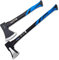 Spaltaxt Spaltbeil Axt Beil Spalthammer Spaltkeil Fiberglas Forst Set - Die Perfekten Werkzeuge für Garten und Wald (Axt 1000g + Spaltaxt 2000g)