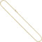 Jobo Damen Erbs-Kette aus 14 Karat 585 Gold 1,5 mm 42 cm