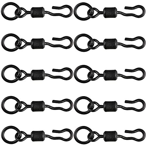 Fox Edges Kwik Change Hook Swivels - 10 Karpfenwirbel, Größe:11